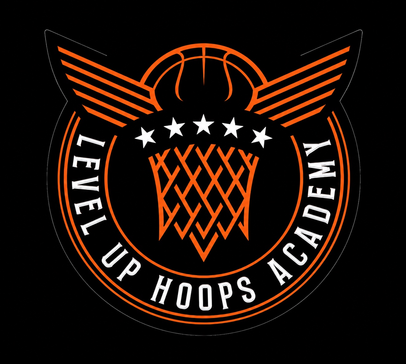 Level Up Hoops Academy logo